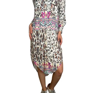 Vestido Camisero Lino