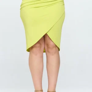 Falda con abertura al frente