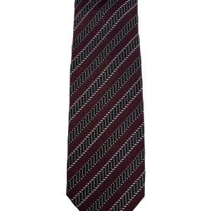 Corbata Seda Burdeo