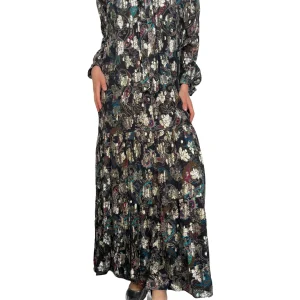 Vestido Fibras Metalizadas