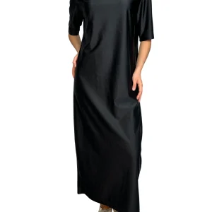 Vestido Elasticado Con Hombreras