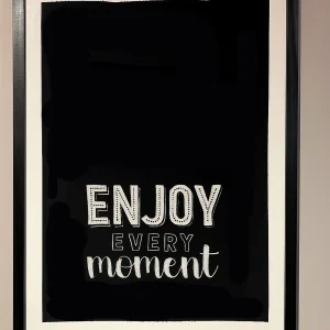 Cuadro Bordado Enjoy Every Moment