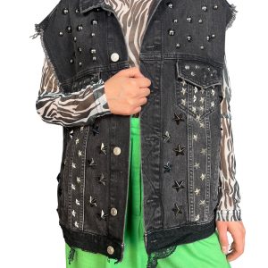 Chaqueta Denim Sin Mangas