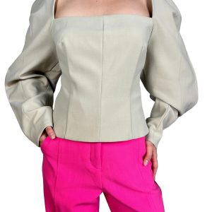Blusa Cuello Cuadrado