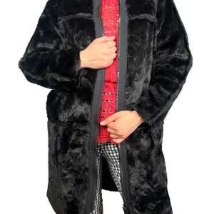 Abrigo Peludo Piel Sintética