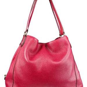 Cartera Cuero Burdeo