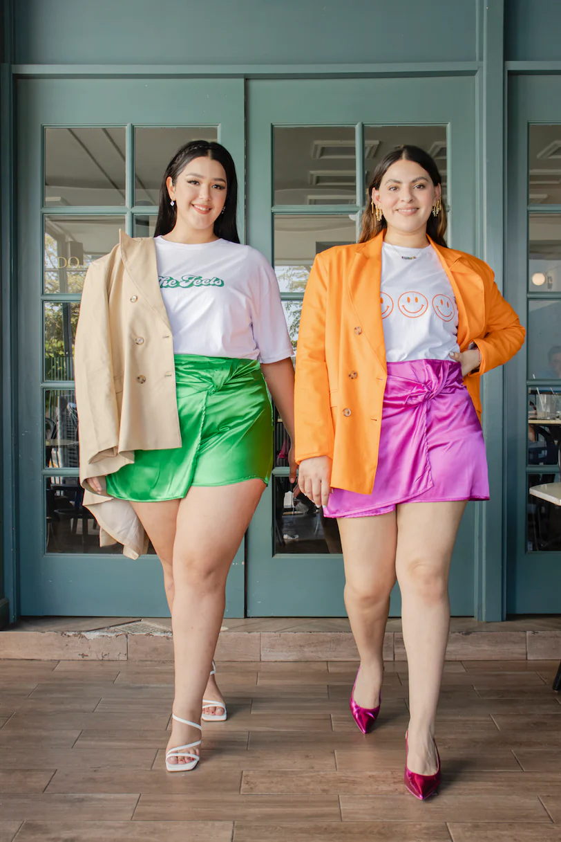 Short falda de satin - Imagen 5