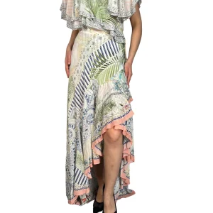 Vestido Seda Aplicaciones