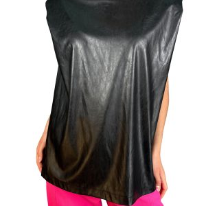 Camisa Ecocuero Hombreras