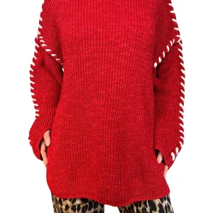 Sweater Detalle Blanco Tejido