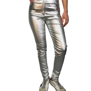 Pantalón Coating Engomado Silver