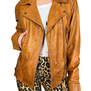 Chaqueta Biker Cuero PLUS SIZE