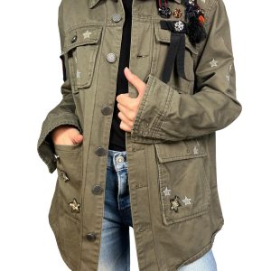 Chaqueta Militar Bordada