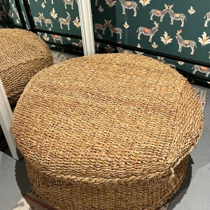 Pouf de Mimbre Living