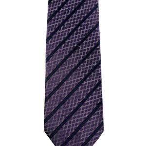 Corbata Morada Estampada