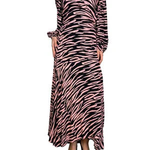 Vestido Viscosa Animal