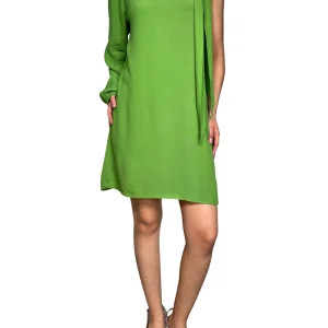 Vestido Viscosa Asimétrico Pañuelo