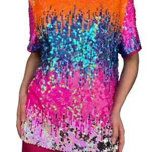 Polera Lentejuelas Multicolor