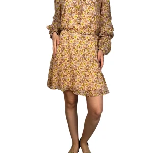 Vestido Viscosa Flores