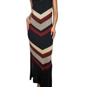 Vestido Fibras Metalizadas