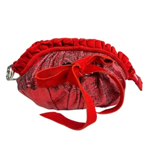 Clutch Cuero Metalizado