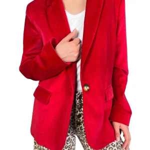 Blazer Red Velvet