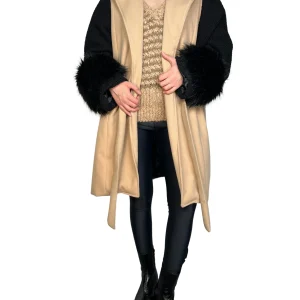 Abrigo Bicolor Peludo