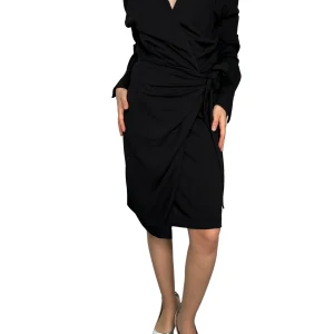 Vestido Wrap Viscosa