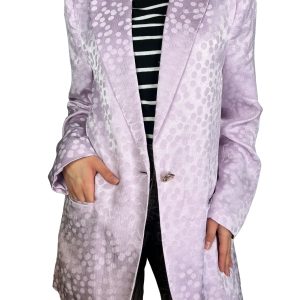 Blazer Rosa Palo Satinado