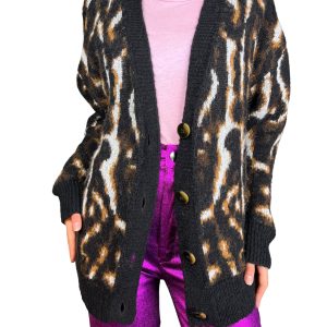 Cardigan Animal Print