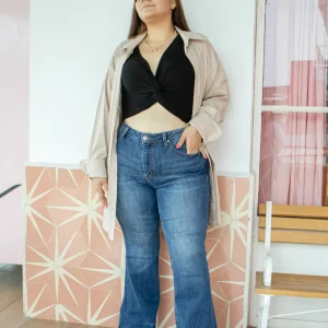 Blusa camisera oversized