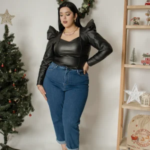 Jeans MOM FIT tiro alto