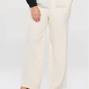Pantalon vestir recto ivory