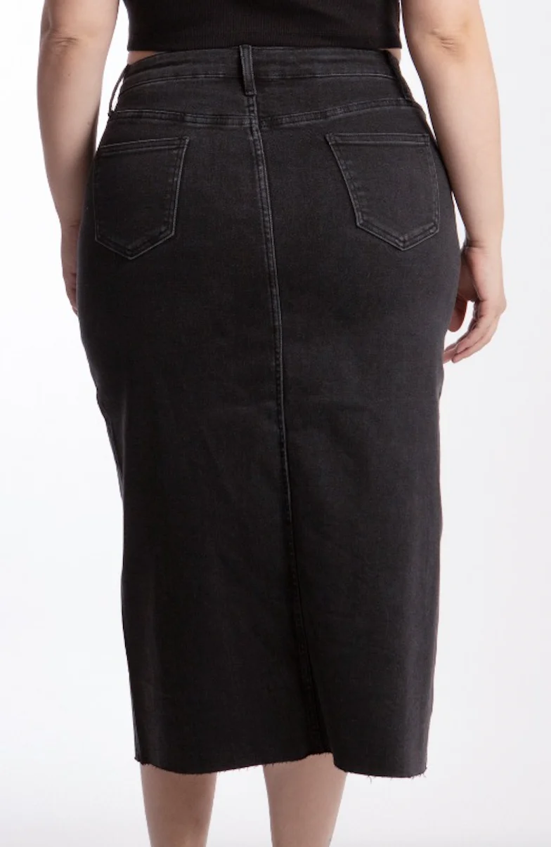 Falda de Mezclilla Larga - Imagen 4