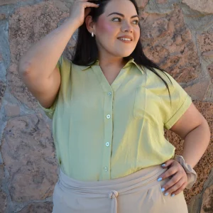 Blusa Manga Corta Moda