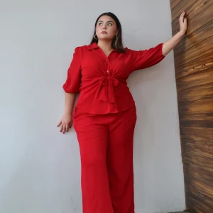 Set De Blusa Manga 3/4  y Pantalón