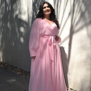 Vestido Largo Con Laso