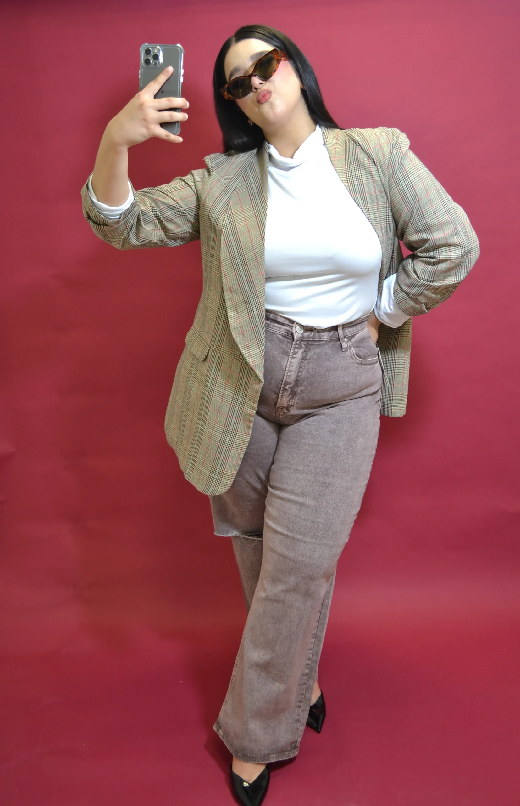 Blazer Estampado Manga 3/4 - Imagen 4