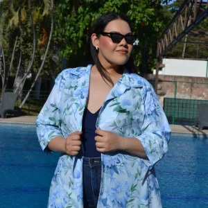 Blusa Camisera Estampada