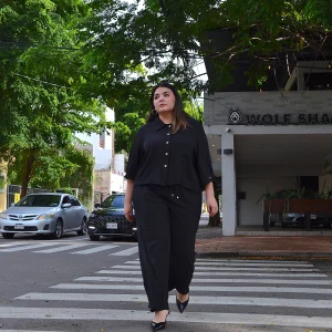 Set De Blusa Manga corta  y Pantalón