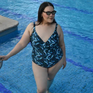 Traje De Baño Completo Estampado