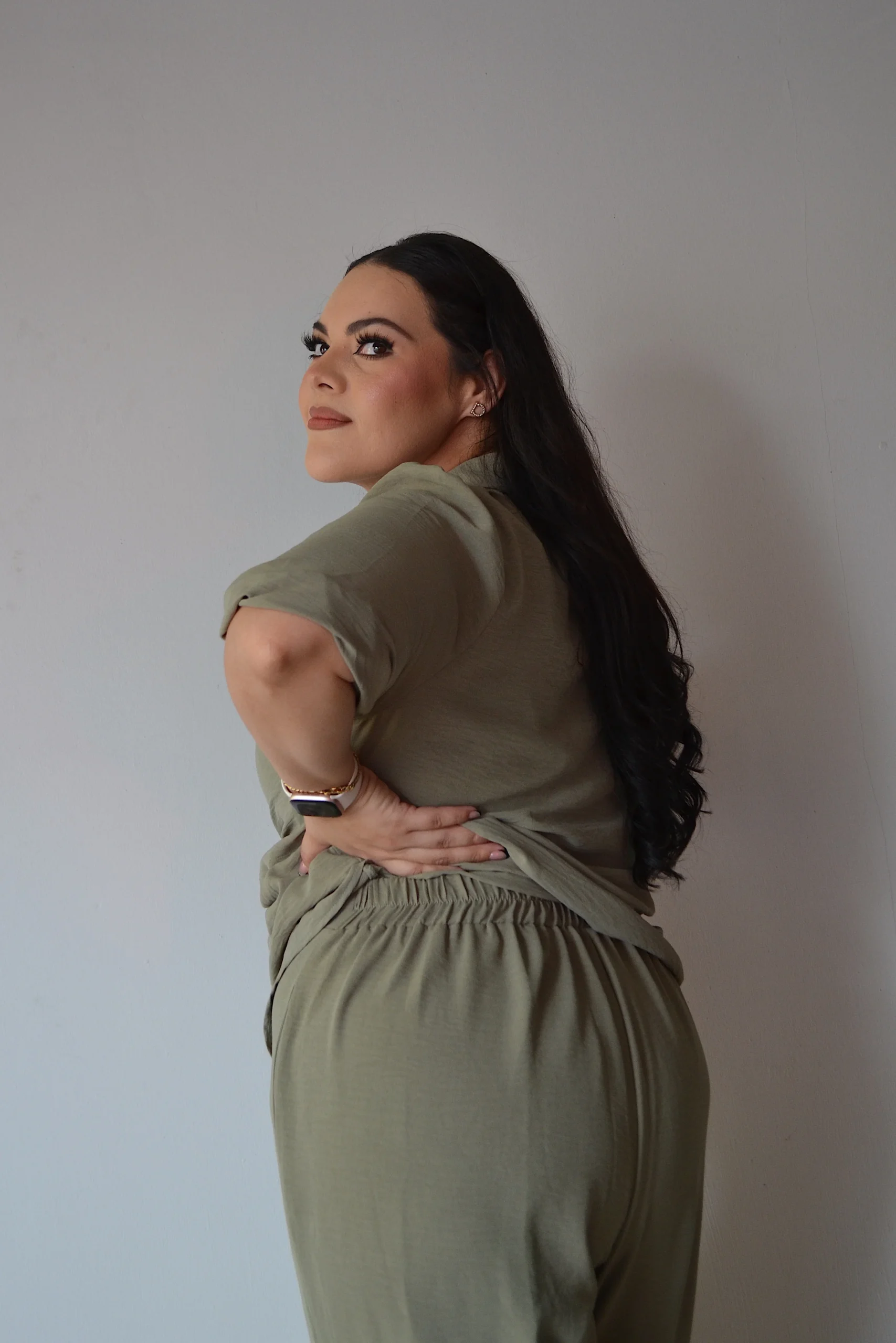 Set De Blusa Manga 3/4 y Pantalón - Imagen 3