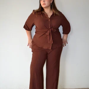 Set De Blusa Manga 3/4  y Pantalón