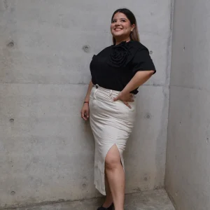 Falda de Mezclilla Larga