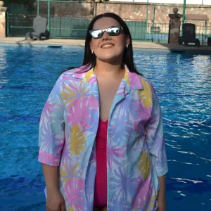 Blusa Camisera Estampada