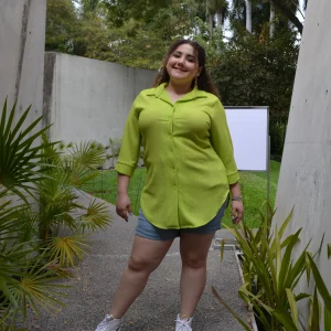 Blusa camisera oversized