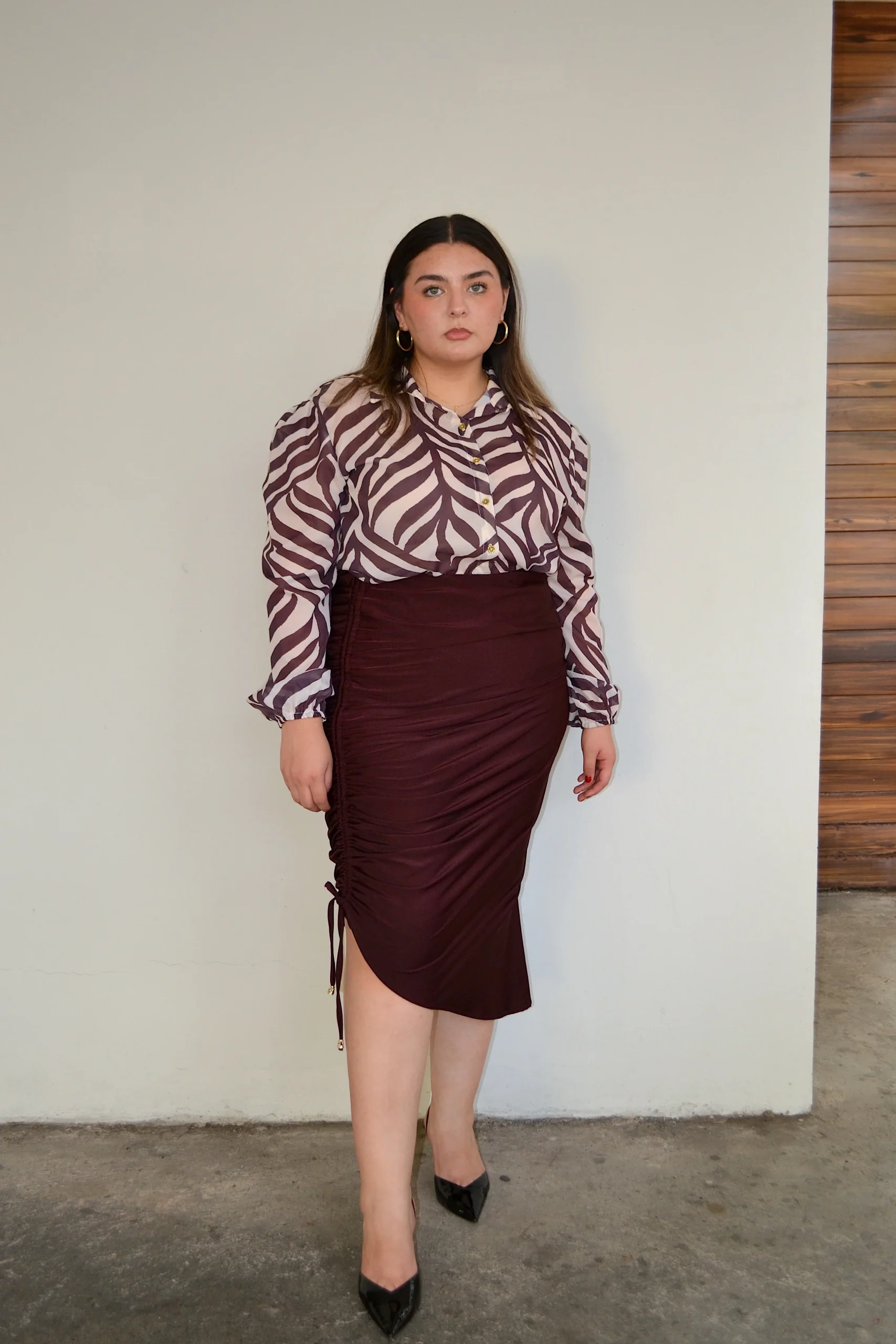 Blusa camisera Estampada