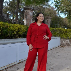 Set De Blusa Manga Larga  y Pantalón