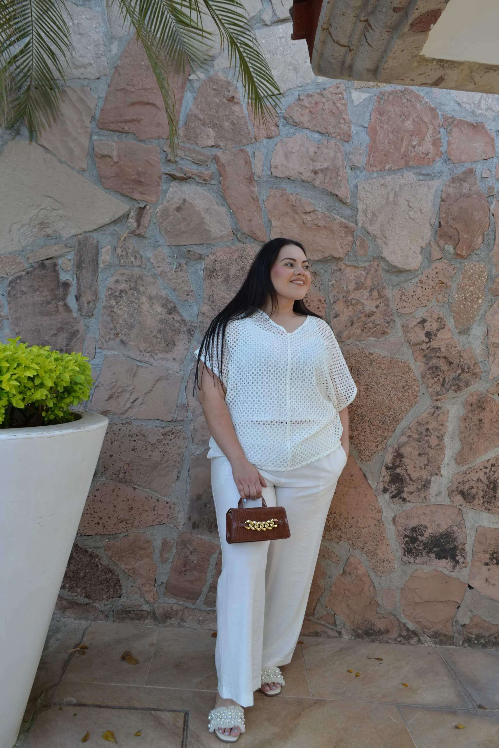 Set De Blusa y Pantalón Tejido