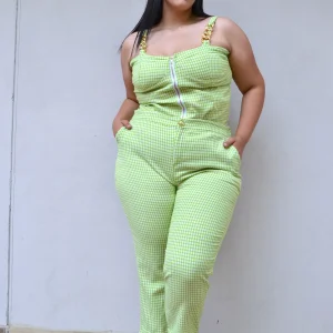 Set de blusa corset y pantalón estampado